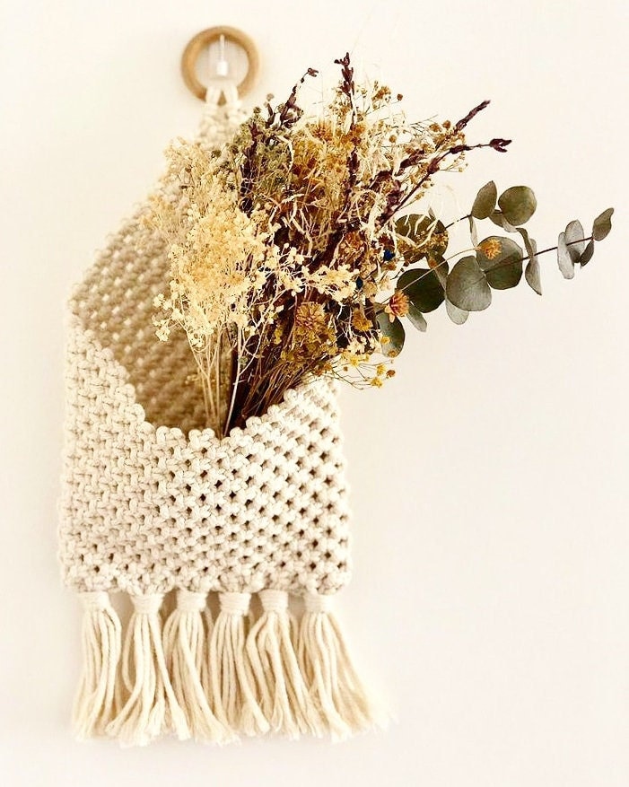 Organisateur Mural en Macramé