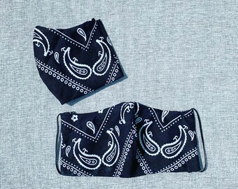 Bandana face mask, adult mask, kids mask, toddler face mask, cotton face mask, washable mask, reusable face mask women, men’s face mask