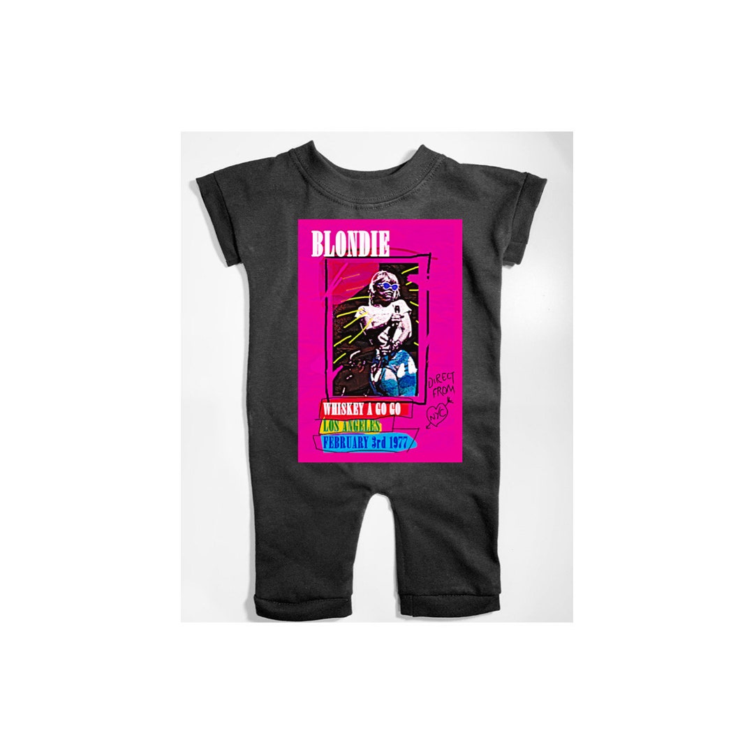 Buy Blondie, Pop, Music Band Romper, Baby Onesie, Toddler Romper, Baby Band Tee, Baby Music