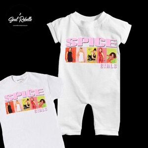 90&#39;s Pop Music and Band TShirt Romper for Baby and Toddler| UPCYCLED Band Music Tees, Baby Band Music Tees, Baby Shower gift, Handmade gifts