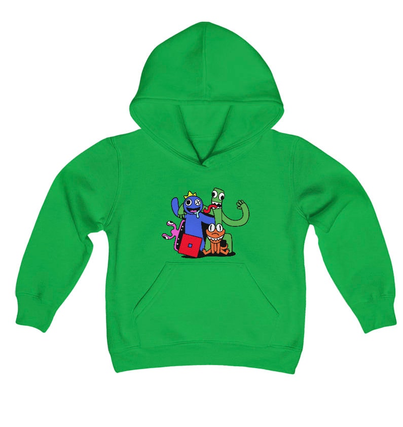 Trendy Roblox Rainbow Friends Printed Hoodie Red - PKAWAY