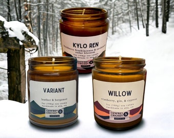 Winter Scents Candle Bundle/Gift Set (Three 7oz Jars)