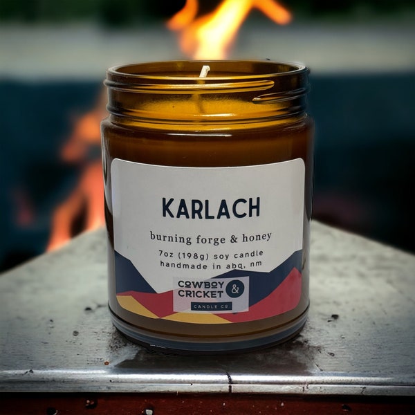 Karlach Soy Candles and Melts - Burning Forge & Honey - Dungeon Adventure Inspired