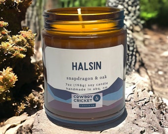 Halsin Soy Candles and Melts - Snapdragon & Oak - Dungeon Adventure Inspired