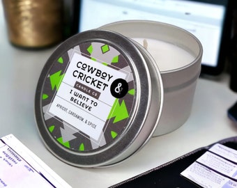 I Want To Believe Soy Candles and Melts - Apricot, Cardamom, & Spice - The X-Files Inspired
