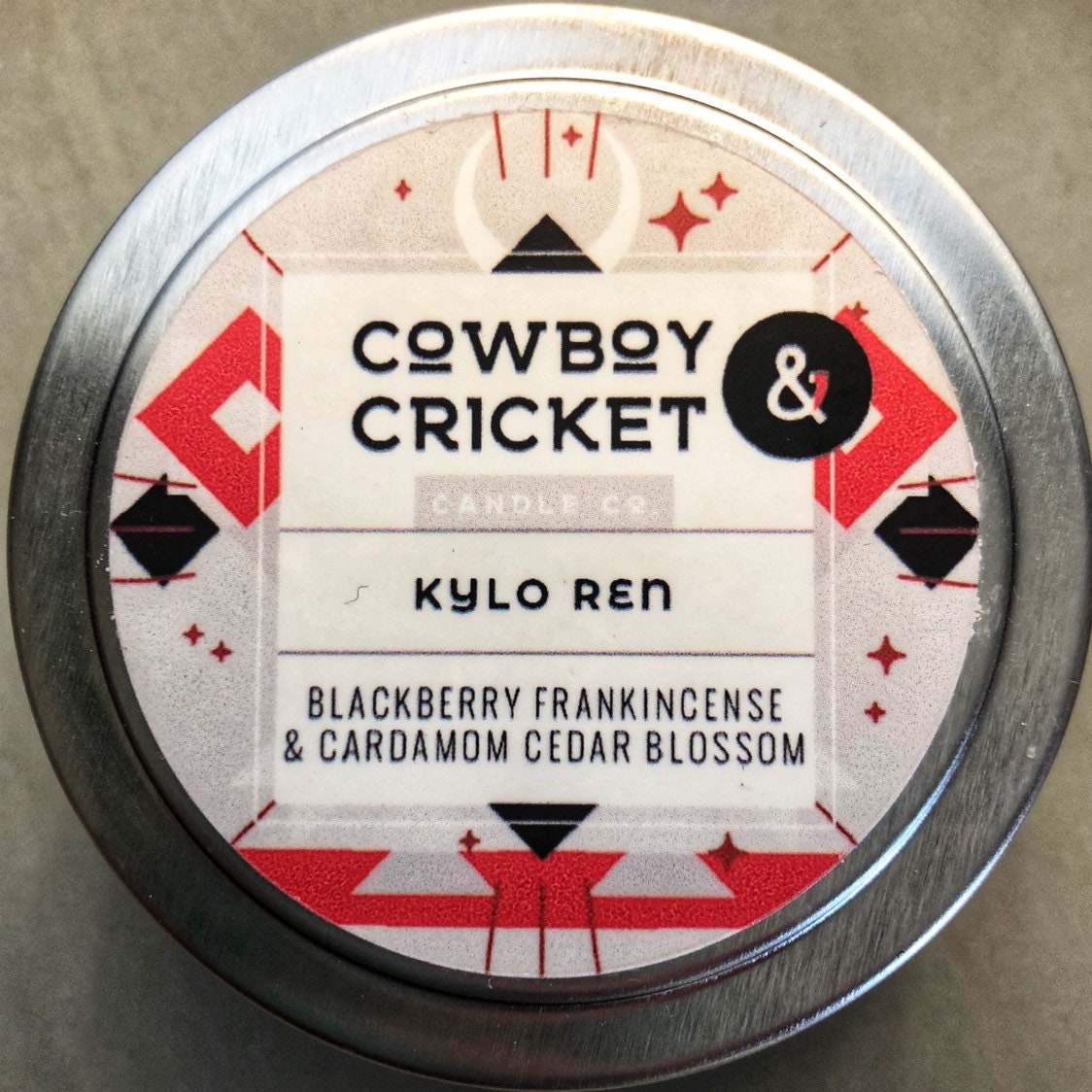 Available on cowboyandcricket.com - Kylo Ren - Blackberry Frankincens…