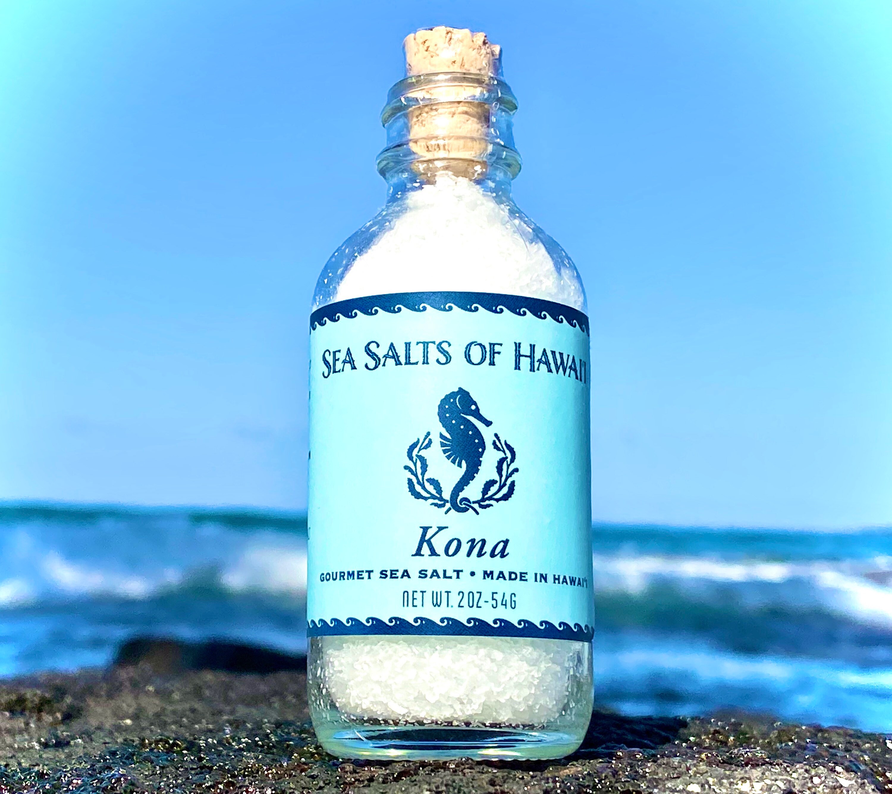 Hawaiian Gourmet Sea Salt Uniquely Flavored Deep Sea waters off Kona