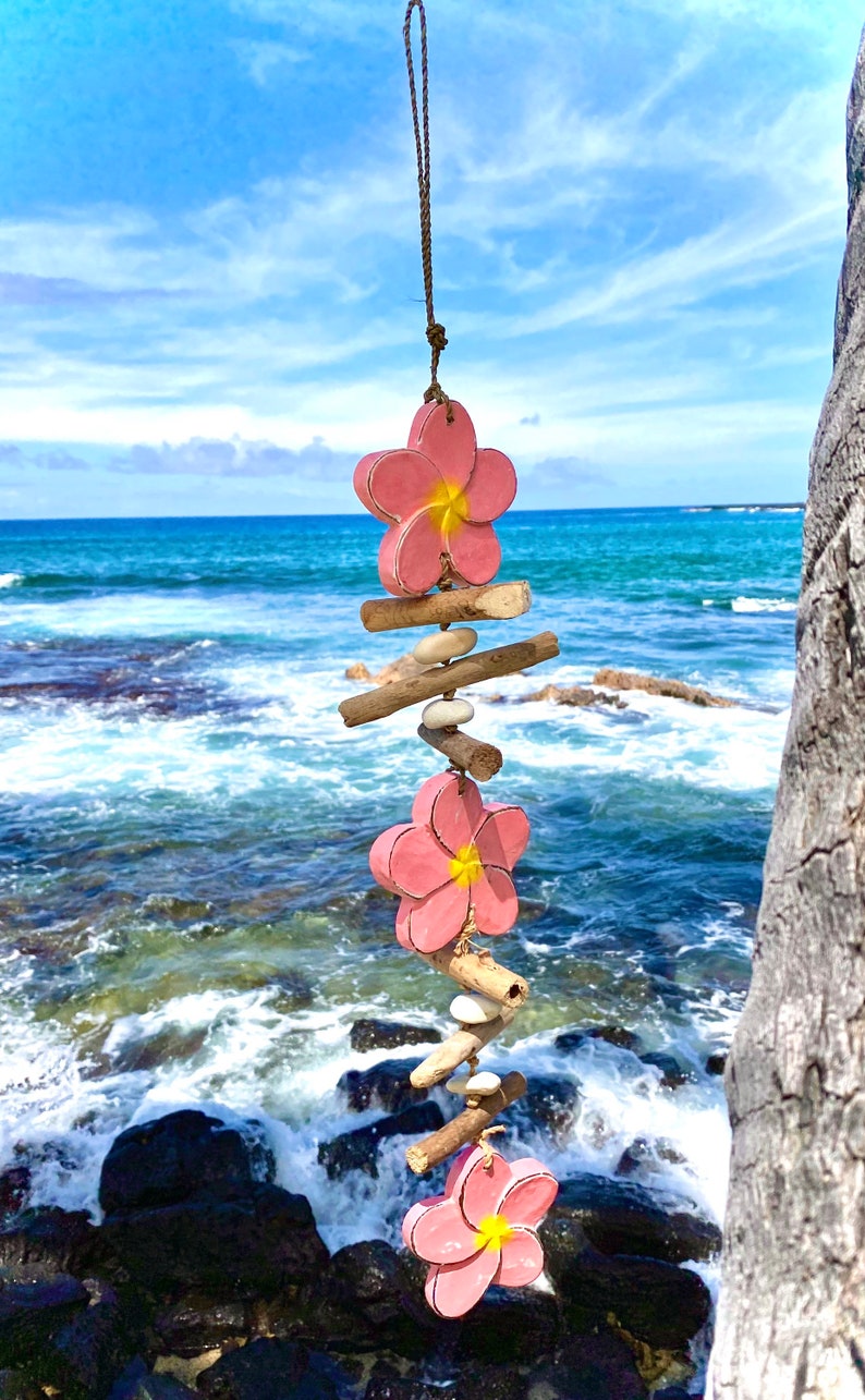 Plumeria Flower Charm. Tropical Island Home Garden Decor. Etsy