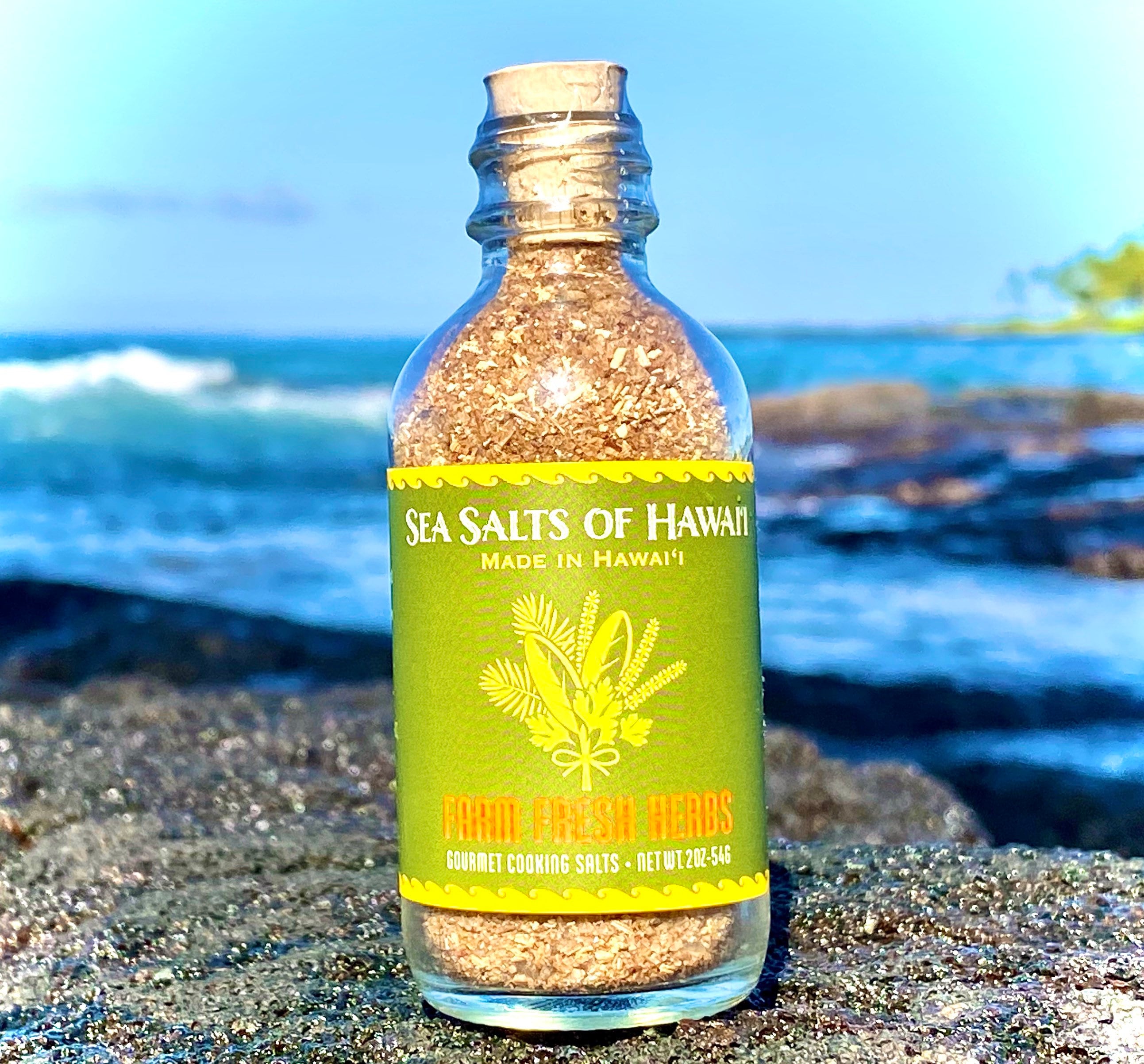 Hawaiian Gourmet Sea Salt Uniquely Flavored Deep Sea waters off Kona