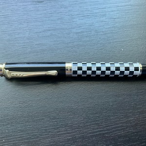 CHECKERBOARD ROLLERBALL PEN