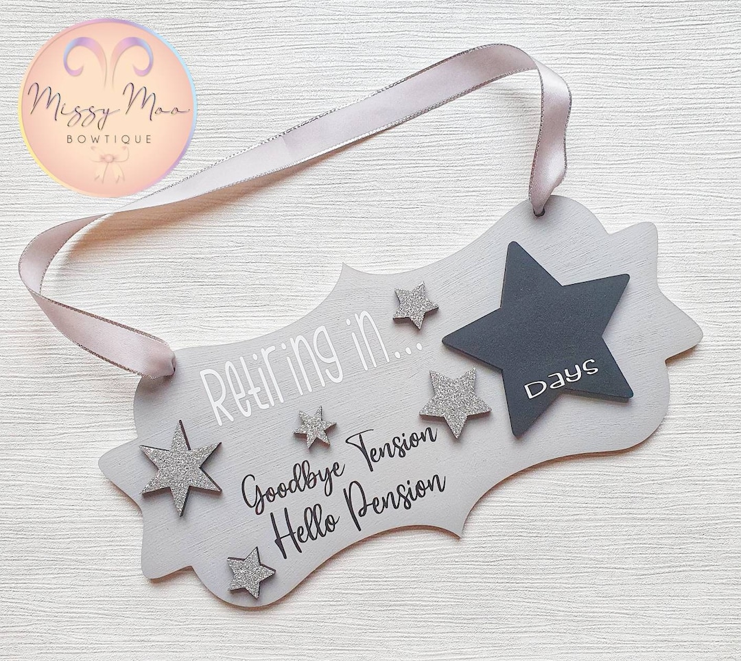 Retirement Countdown Countdown to Retirement Retirement Gift Pension