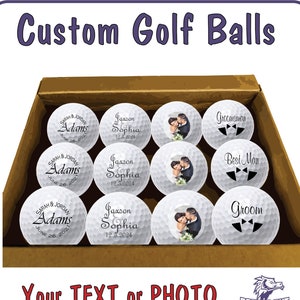 Personalized Golf Ball | Custom Golf Balls | Set of 12