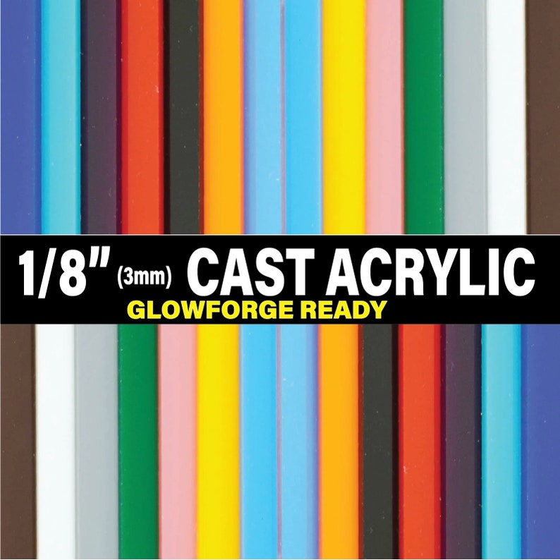 1/8 3mm Acrylic Sheets Ready Clear Etsy