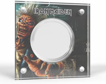 Iron Maiden Music Legends Acrylic Coin Display Case Holder