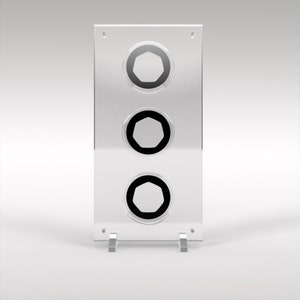 3 Coin Perspex/acrylic Display - Choose Your Coin Size