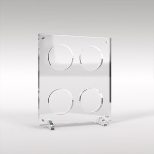 Challenge 4 Coin Perspex/acrylic Display Case 1.5inch Diameter