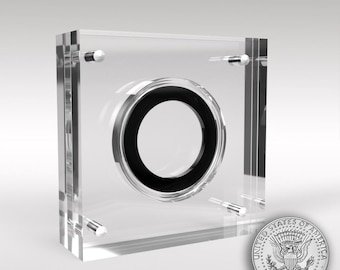 US Half Dollar Acrylic Coin Display Case Holder