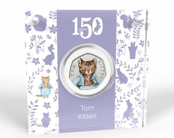 Tom Kitten 2017 50p Coin with Acrylic Display Holder