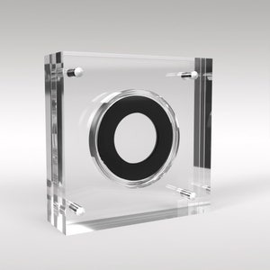 Sovereign Coin Acrylic Coin Display Case Holder Black