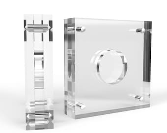 Two Pound Piedfort Acrylic Coin Display Case Holder