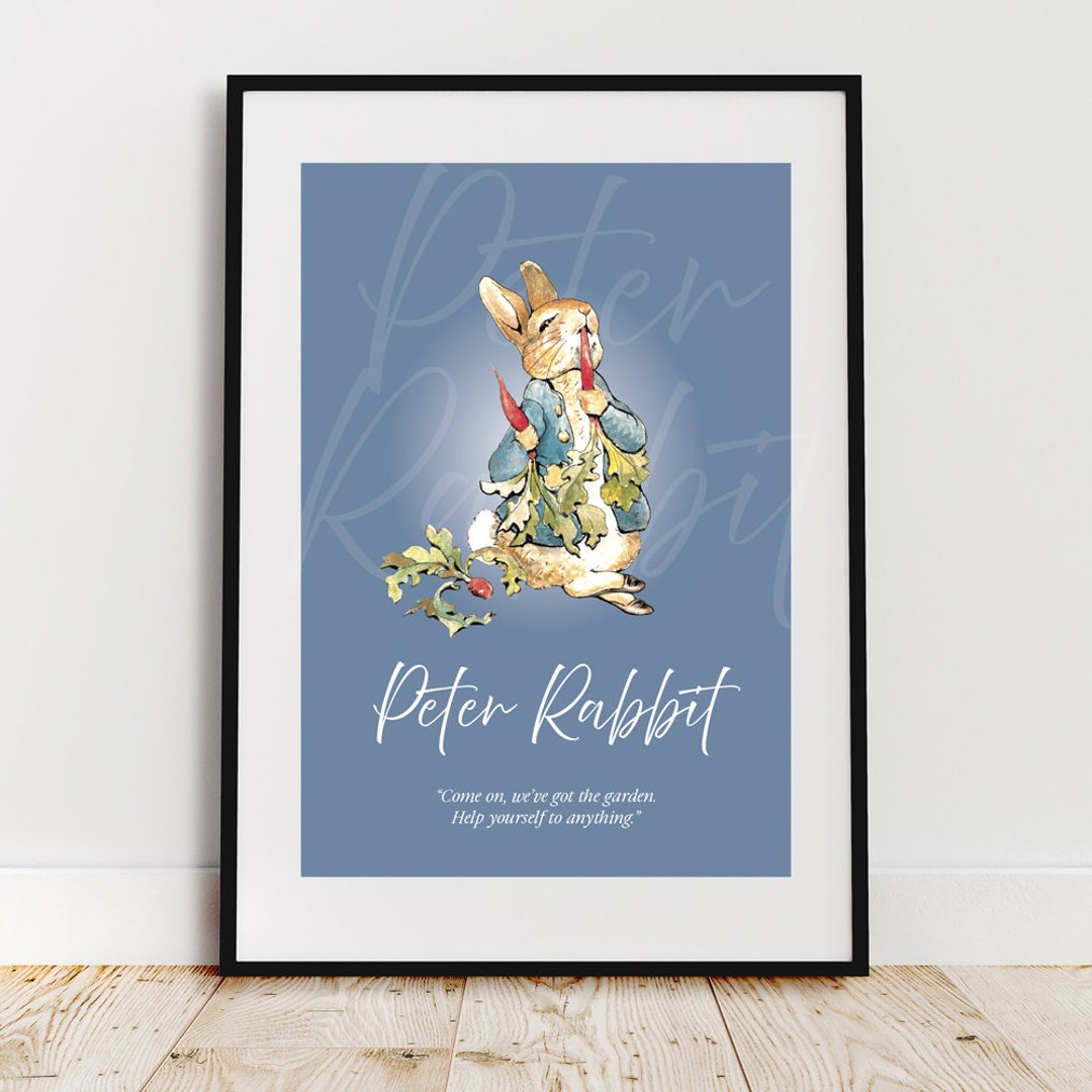 Peter Rabbit Post Peter Rabbit Wall Art Print Poster for A4 Frame - Etsy