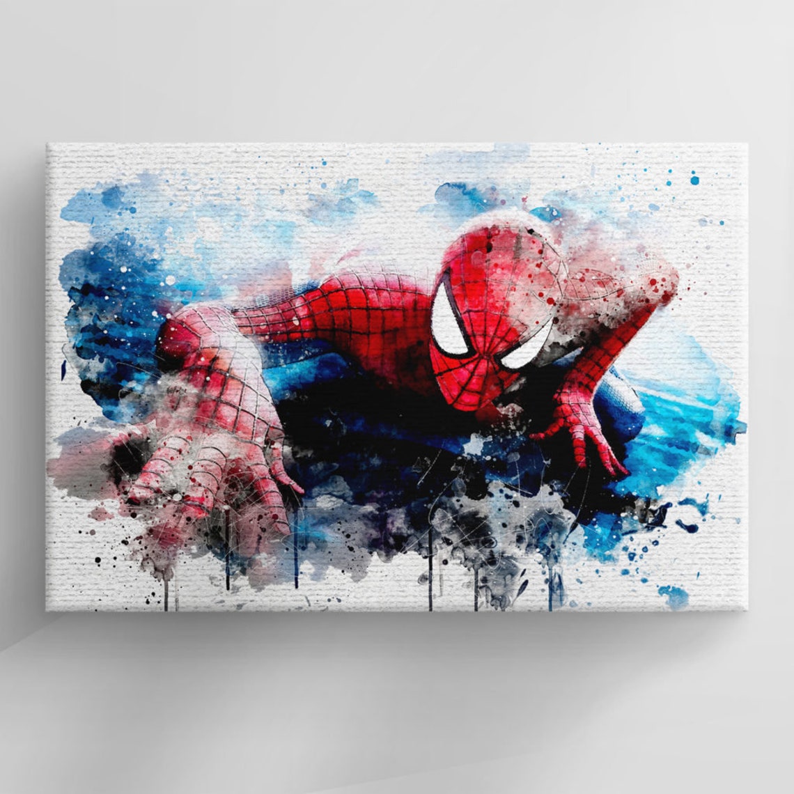 Spiderman Wall Art Poster Cadre et option toile Etsy