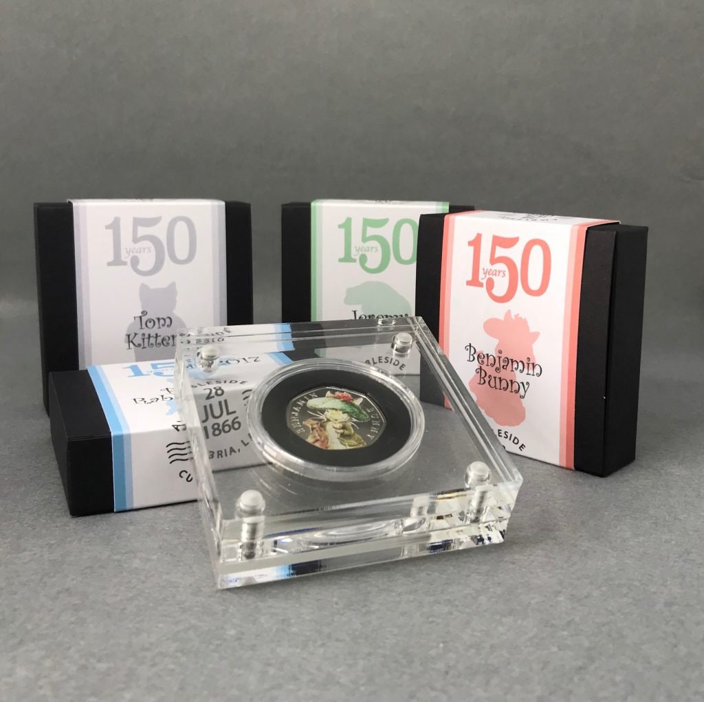 珍しいジェレミー フィッシャー 50 ペンス コイン 希少なジェレミー・フィッシャー50ペンス硬貨 収集可能*