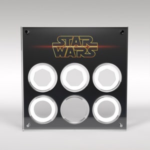 Star Wars 6 Coin Acryl Display Ständer