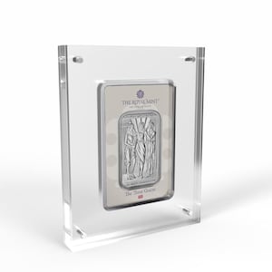 Odin 1oz Silver Minted Bar Acrylic Display Case