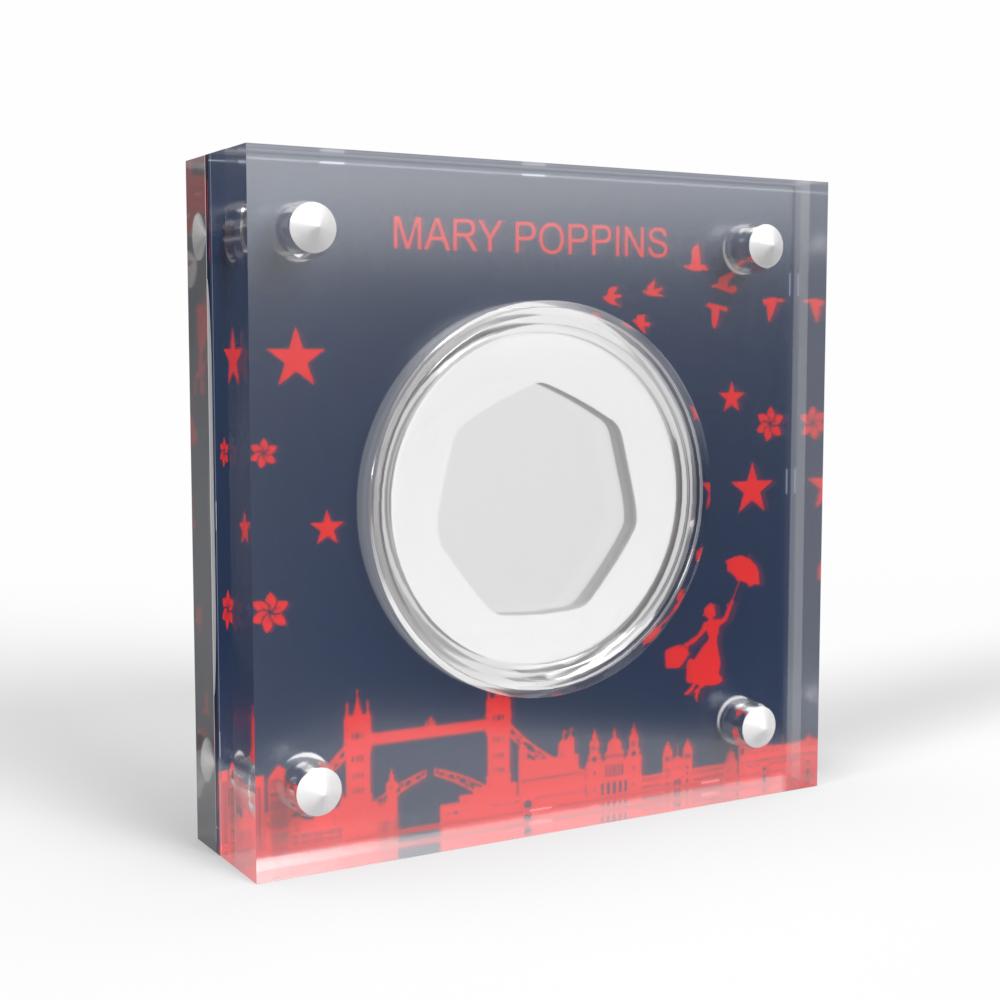Mary Poppins 50p Coin Acrylic Capsule Display Case