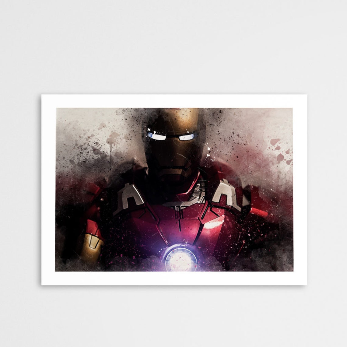 Iron Man Wall Art Poster Frame and Canvas Option Etsy