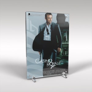 Daniel Craig James Bond Casino Royale Movie Poster Artwork AcrylicArt Display