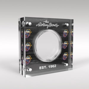 The Rolling Stones Music Legends Perspex Coin Display Case