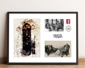 Sherlock Holmes 221b Baker Street Wall Art Print Poster