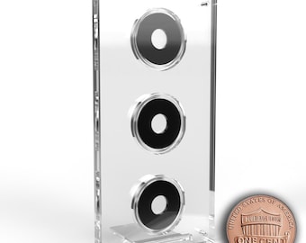 US Cent Acrylic 3 Coin Display Case Holder