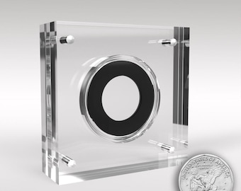 US Dollar Acrylic Coin Display Case Holder