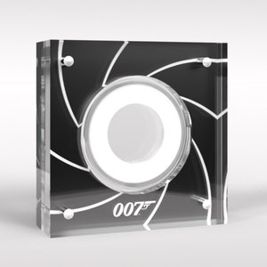 James Bond A-z 10p Coin Perspex Capsule Display Case