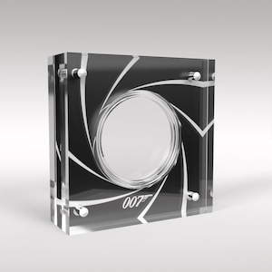 60 Years of James Bond 1oz Coin Perspex Display Case Holder