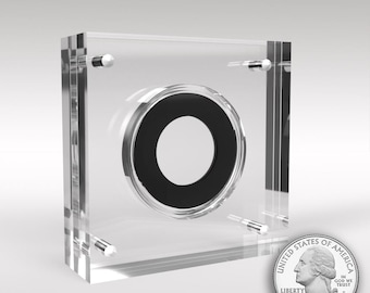 US Quarter Dollar Acrylic Coin Display Case Holder