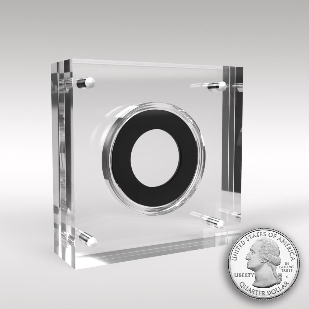米国25セント硬貨アクリルディスプレイケースホルダー - Etsy 日本