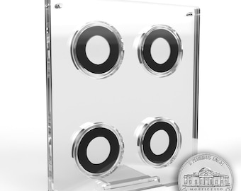 US Nickel Acrylic 4 Coin Display Case Holder