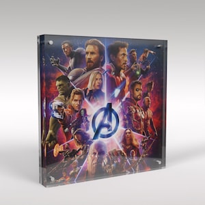 The Avengers Acrylic Art Display Block