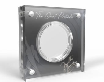 Freddie Mercury Music Legends Acrylic Coin Display Case Holder