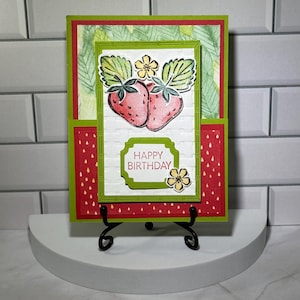 Art-thérapie DIY pour l'autisme, kits de cartes faites main simples pour débutants, anniversaire, fraises