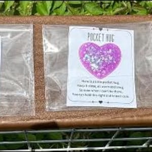 Tarjetas de abrazos de bolsillo DIY con descarga digital: regalos para pensar en ti, recuperarte, ansiedad y curación