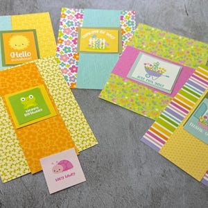 Kit de cartes de voeux faites main fantaisistes de printemps simples et faciles à faire soi-même pour adultes et enfants