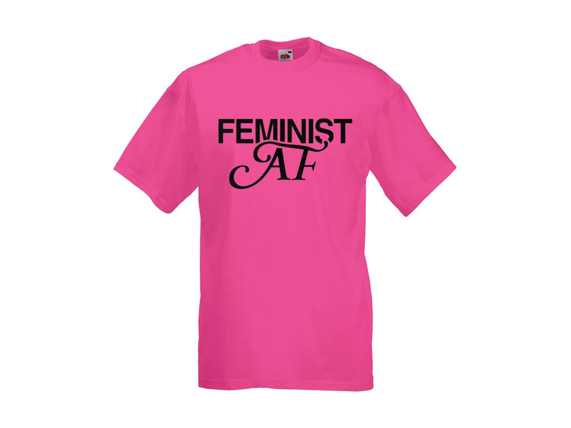 AF Hot Pink Statement Slogan T-shirt -