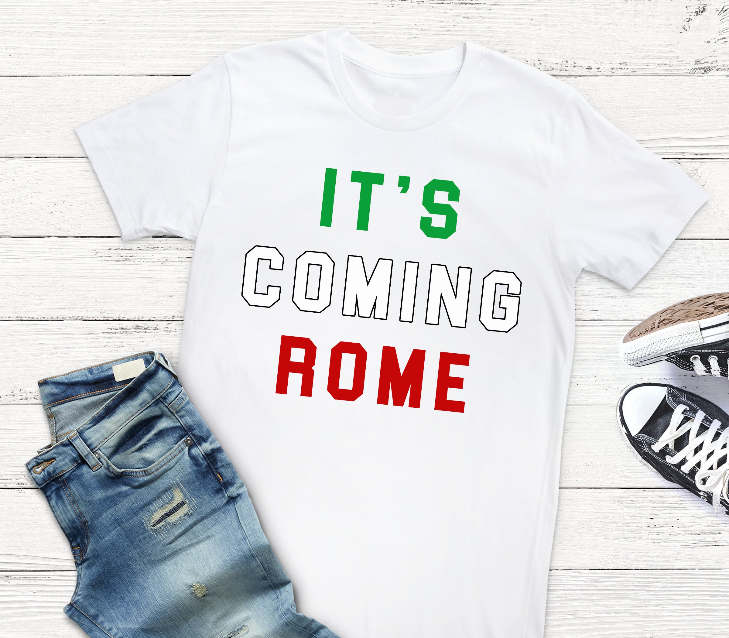 It's Coming Rome Italy Euro 2021 S-5XL T-Shirt Tee | Etsy
