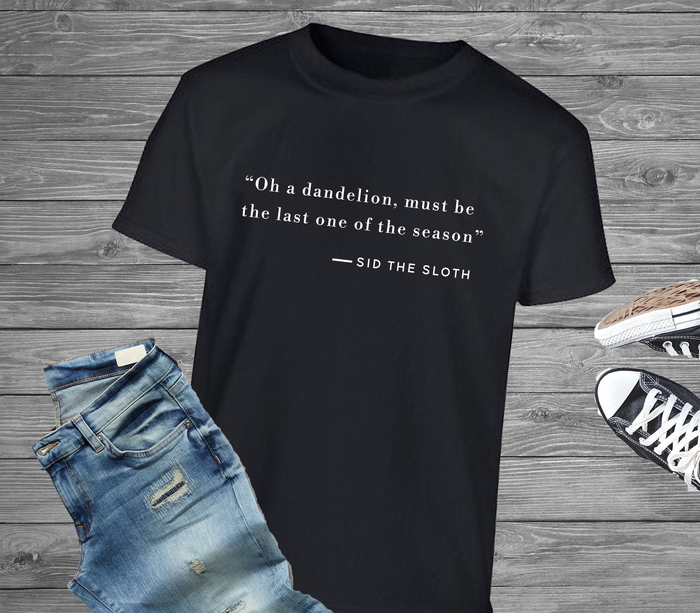 Sid the Sloth Oh a dandelion must be the last one of Etsy
