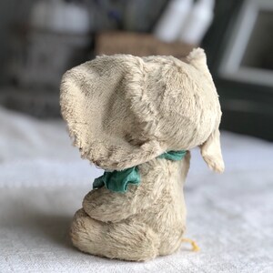 Handmade teddy elephant. Artist soft sculpture. Stuffed animal. Mother day present. Birthday gift for her. image 3